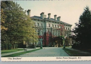 The Breakers Vanderbilt Mansion Exterior Newport RI Continental Postcard - Picture 1 of 2