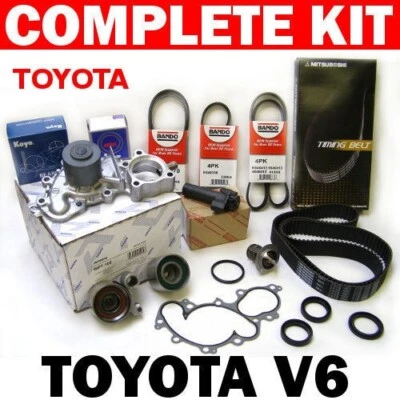 Kit completo de correa de distribución y bomba de agua (para Toyota Tacoma Tundra 4Runner 3,4 L/V6) Foto 1 de 4