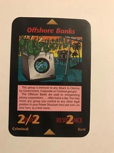 OFFSHORE BANKS : Illuminati INWO CCG Group card, One With All Edition TCG - Picture 1 of 4