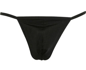 French HOM 401790 Temptation Midnight Black String G-String Thong Black Small S - Picture 1 of 4