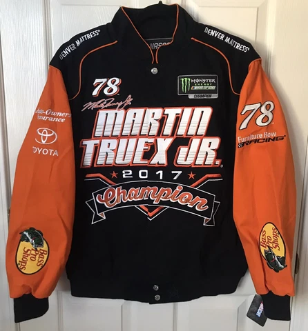 Martin Truex Jr 2017 Championship NASCAR Jacket JH Design Medium NEW! Cover