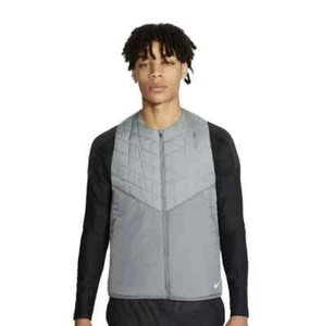 Nike Therma FIT AeroLayer Gilet da Corsa Grigio Uomo Taglia Media - Foto 1 di 17