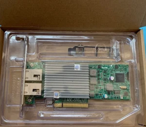 Supermicro AOC-STG-i2T Dual Port 10GbE Ethernet PCI-E Adapter NIC Intel X540-AT2 - Picture 1 of 3