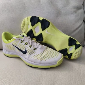 Nike Womens Lunar Empress Golf Shoes Size 9.5 Neon Lime White yellow 628537-101  - Picture 1 of 12
