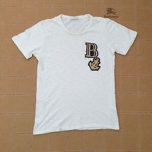 Pierre Balmain PB Anchor Patchwork Logo T-Shirt Size M