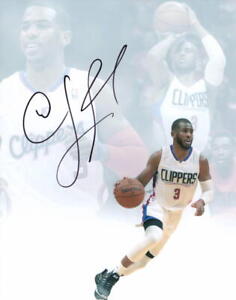 Chris Paul Signed Autograph 8x10 Photo - Los Angeles Clippers NBA Top 75 Player