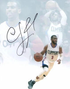 Chris Paul Signed Autograph 8x10 Photo - Los Angeles Clippers NBA Top 75 Player - Picture 1 of 2