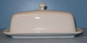 BIA Cordon Bleu Covered Butter Dish Knob Lid Classic White - Picture 1 of 6