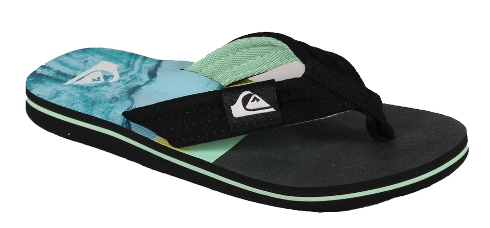 Sandalia Quiksilver Molokai Layback para niño - Verde 1 - Nueva Foto 1 de 1