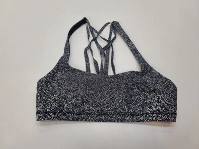 Lululemon Swim Top Bra Monochromic Black White Pebble Size 6 Womens - Image 1 of 4