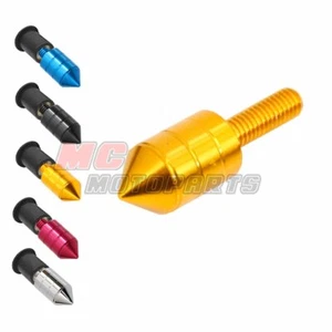 CNC M5 Durable Lightweight 8pcs Spike Windshield Screw Bolts Set For Motorcycles - Picture 1 of 10