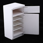 Miniatur Weiß Holz Kühlschrank Kühlschrank Möbel für 1/12 Puppen Haus