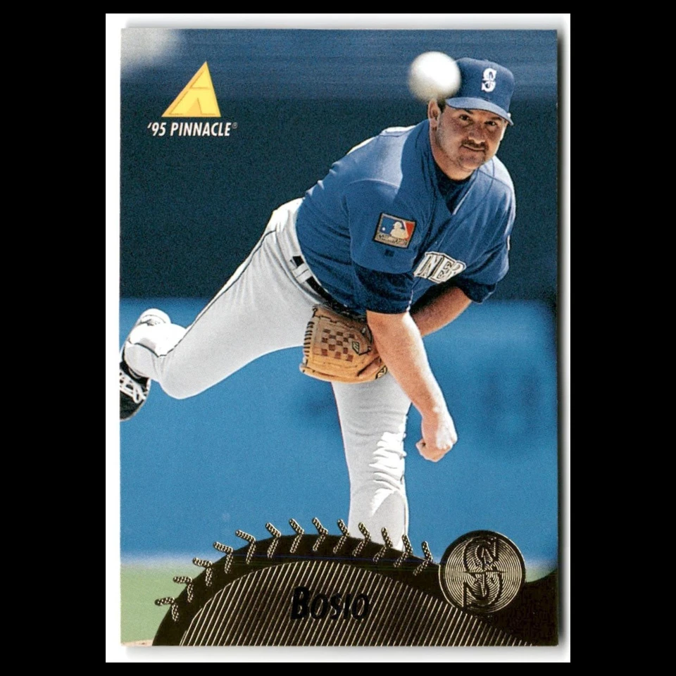 Chris Bosio #13 1995 Pinnacle Seattle Mariners Baseball Card MLB NM - Image 1 of 3