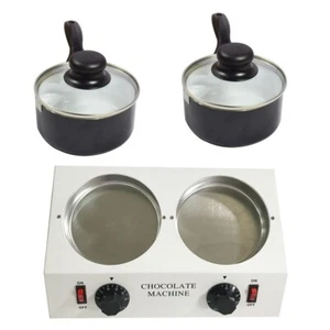 Two Pot Chocolate Melt Machine Chocolate Handmade Soap Tempering Melter Heater - Picture 1 of 8