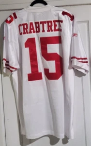Reebok Michael Crabtree San Francisco 49ers Size 52 Authentic On-field Jersey - Picture 1 of 2