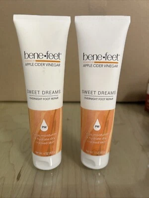 Benefeet Sweet Dreams Overnight Foot Repair 4 oz * NEW & SEALED * 2 Pack