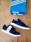 NEW Adidas Womens Blue STAN SMITH Calf-Hair Low Top Sneakers Size 9 Shoes Animal