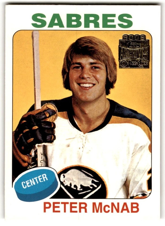 Peter McNab 2001-02 Topps / O-Pee-Chee Archives #73 Buffalo Sabres - Image 1 of 2