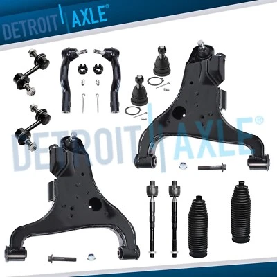 Brazos de control inferiores delanteros barras estabilizadoras Tierods para Infiniti QX56 Nissan Armada Titan Foto 1 de 4