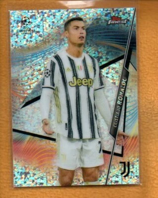 Cristiano Ronaldo 2020-21 Topps Finest UEFA Champions Speckle Refractor #1 /125 - Image 1 of 2