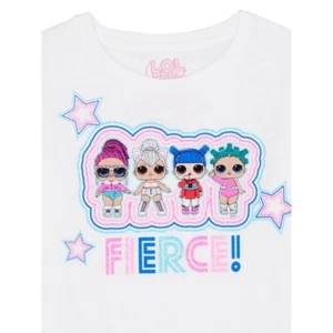 NEW L.O.L. Surprise! Girls Long Sleeve Graphic T-Shirt, size medium 7/8 - Picture 1 of 3