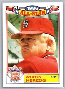 1986 Topps Commemorative All Star Whitey Herzog #1 - Bild 1 von 2