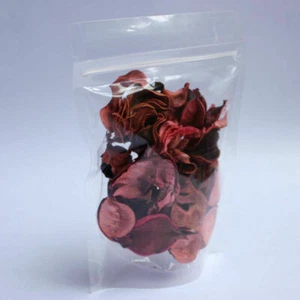 100 HDPE Transparent Clear Mylar Zip Seal QuickQlick StandUp Bag Pouches ~3.5x5" - Picture 1 of 7