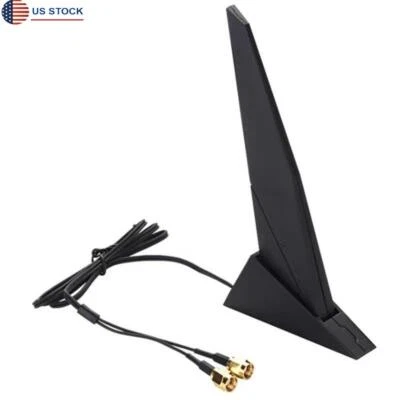 Dual Band WiFi Moving Antenna For ASUS 2T2R Rog Strix Z270 Z370 X370 Z390 Gaming - Image 1 of 4