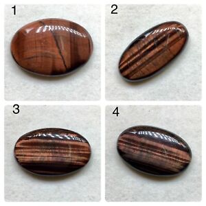 Awesome ! Natural Red Tiger's Eye Cabochon Loose Gemstone Pendant Quality AAA+ 7