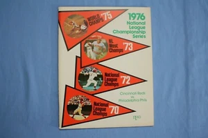 1976 NLCS Program Philadelphia Phillies at Cincinnati Reds nm-mt unscored - Picture 1 of 6
