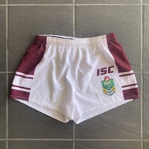 Manly Sea Eagles NRL Playing Match Shorts Rugby League Size Medium U20’s - Picture 1 of 11