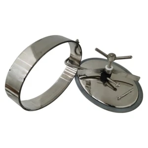 16.9*13" Stainless Oval Manway Tank Door Manhole Cover Sanitary Tank Manway Door - Picture 1 of 17