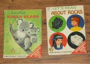Set of 2 Vintage Rand McNally Publishers Childrens Books - Picture 1 of 2