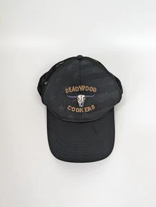 Baseballmütze Deadwood Cookers schwarz verstellbar Druckknopflasche mit Totenkopf verblasste Flagge - Bild 1 von 5