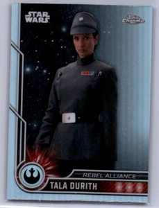 2023 Topps Cromado Star Wars #14 Tala Durith REFRACTOR - Alianza Rebelde - Imagen 1 de 2