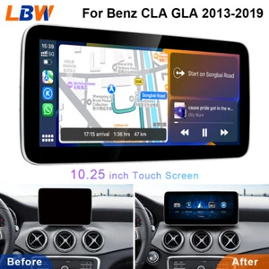 For Mercedes Benz CLA C117 X117 2013-2019 10.25'' Screen Android Auto Carplay BT - Picture 1 of 12