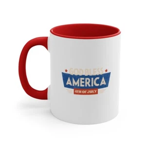 Ceramic Coffee Mugs, 11oz ,4th of july, Independence Day ,Milk ,patriotic ,gift - Picture 1 of 13