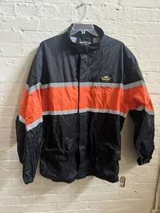 J & P J&P Cycles Mesh Lined Full Zip Reflective Rain Jacket Coat Unisex Size 3XL - Bild 1 von 4