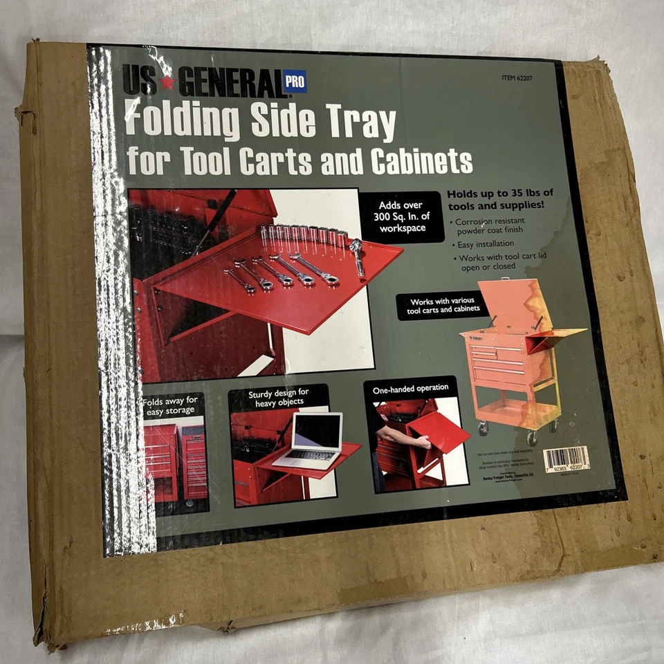 New US General Folding Side Tray For Tool Cart New Unopened Part! Ships Fast! - Image 1 of 4
