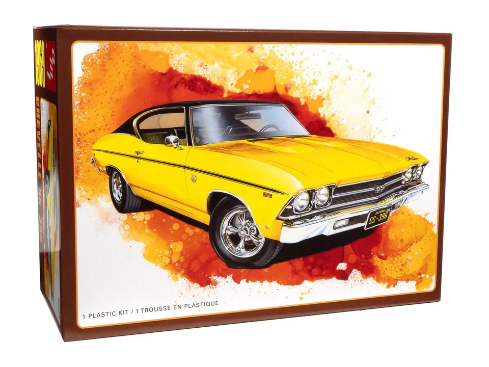 AMT 1969 Chevy Chevelle SS 396 Hardtop 1/25 Model Kit 1519 - Image 1 of 1