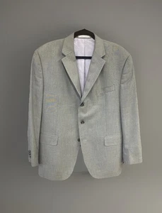 Cappotto sportivo blazer uomo Sean John 42S grigio misto lana corto vestibilità classica - Foto 1 di 9