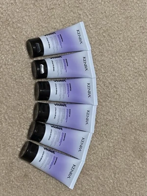 Kenra Violet Shampoo Neutralize Brassy Tone Blonde Gray Hair 1.7oz ( pack of 6)  - Image 1 of 4