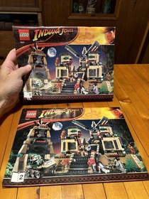 LEGO Indiana Jones Temple Of The Crystal Skull Instruction Manual Books 1 & 2