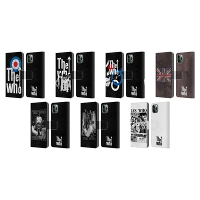 OFFICIAL THE WHO BAND ART LEATHER BOOK WALLET CASE COVER FOR APPLE iPHONE PHONES - Image 1 of 4