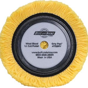 Buff Pad 7.5" 1.5" Pilewool B BFS-753RY Brand New! - Bild 1 von 4