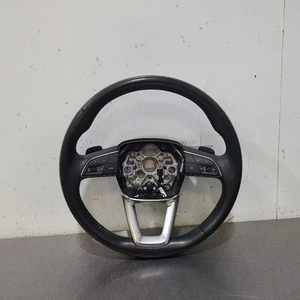 22 2022 AUDI Q3 S LINE PREMIUM STEERING WHEEL BLACK LEATHER - Picture 1 of 12
