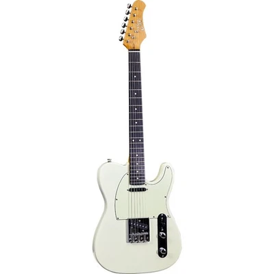 Eko VT-380 V-NOS OLYMPIC WHITE Chitarra Elettrica 22T con due pickup single-coil - Immagine 1 di 4