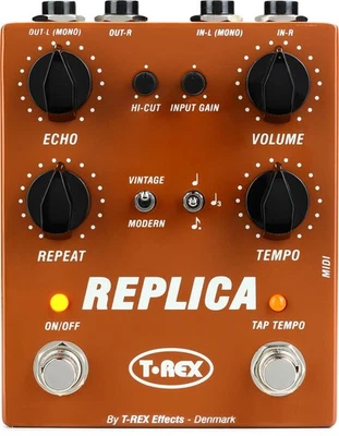 T-Rex Replica Stereo Delay Pedal with Tap Tempo - Image 1 of 4