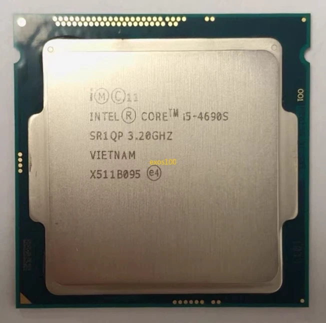 4th Gen Intel Core i5-4690S CPU 3.20GHz (Turbo 3.90GHz) 4-Core 6M LGA-1150 SR1QP - Image 1 of 4