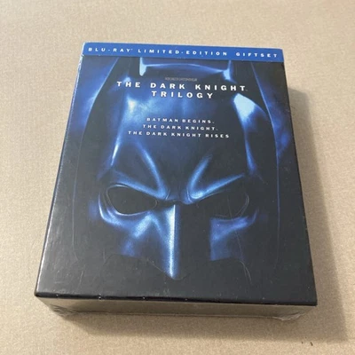 The Dark Knight Trilogy Blu-ray Limited Edition Giftset New Sealed Bonus Content - Image 1 of 2